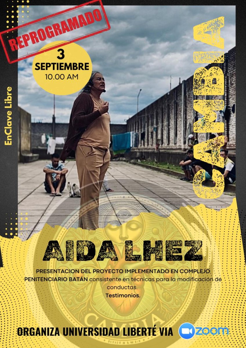 Flyer Presentación del proyecto Cambia
