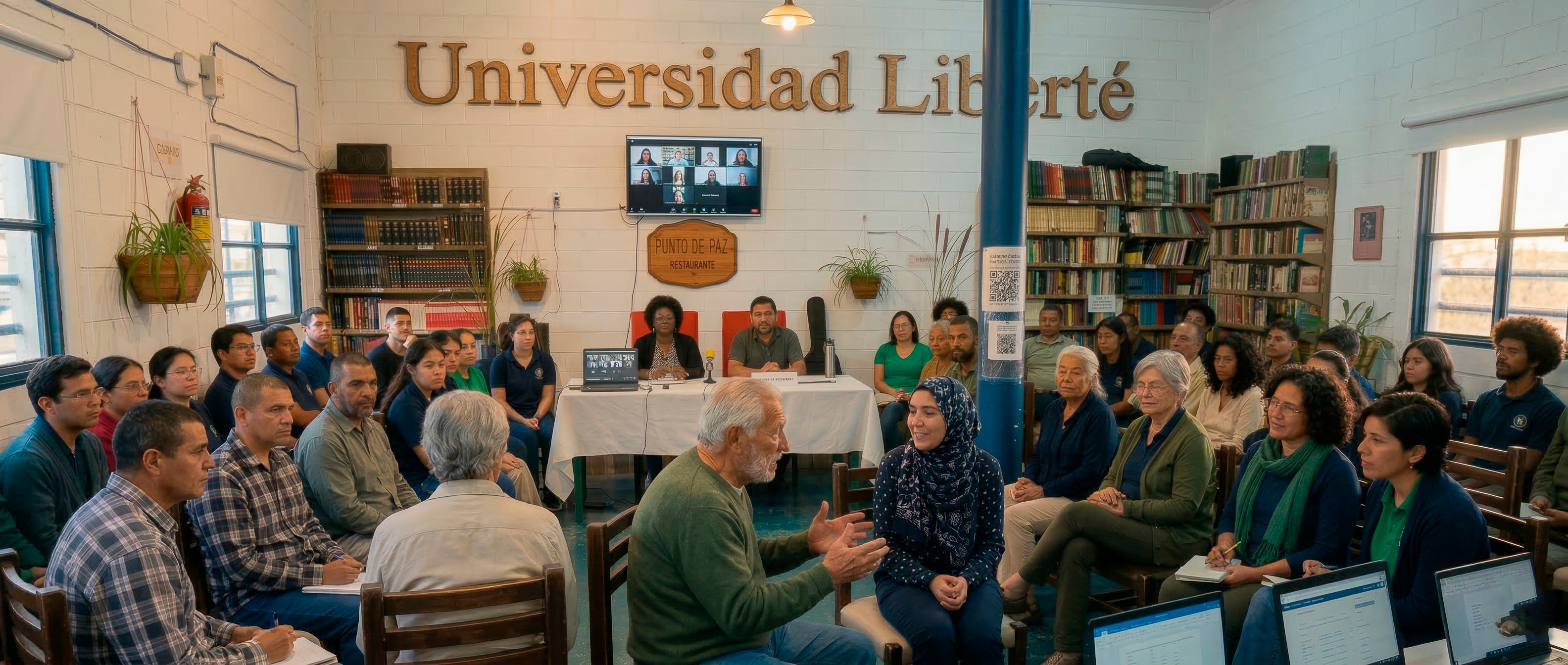 Actividad educativa comunitaria de Universidad Liberté