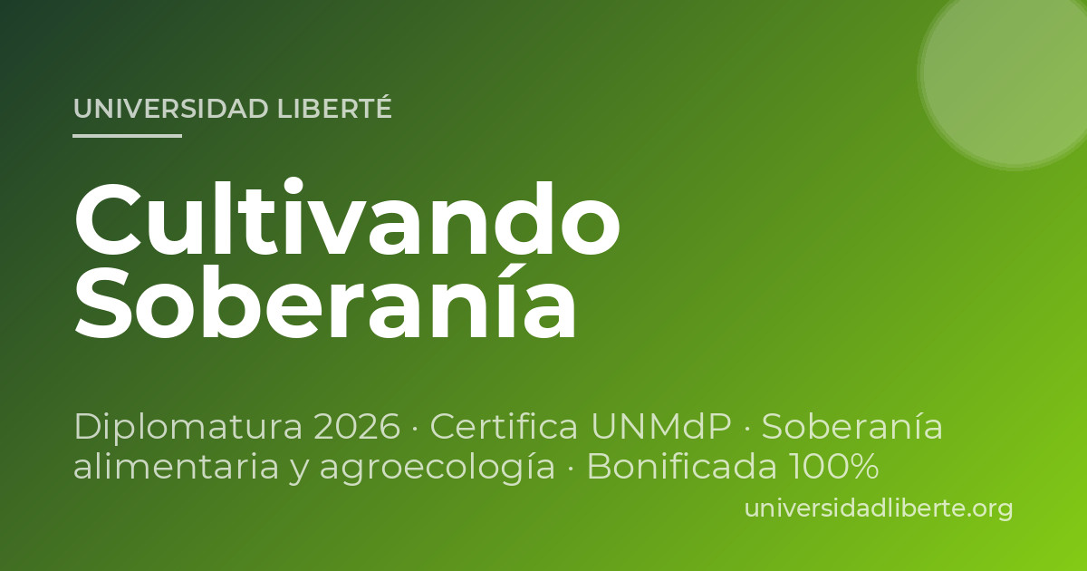 Diplomatura Cultivando Soberanía